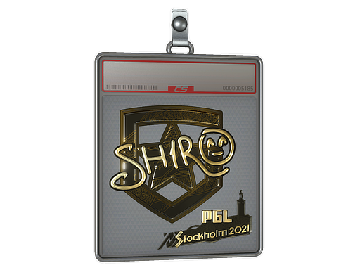 Sticker Slab | sh1ro (Gold) | Stockholm 2021