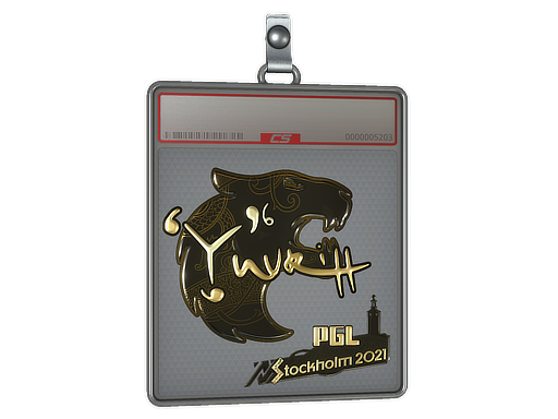 Sticker Slab | yuurih (Gold) | Stockholm 2021