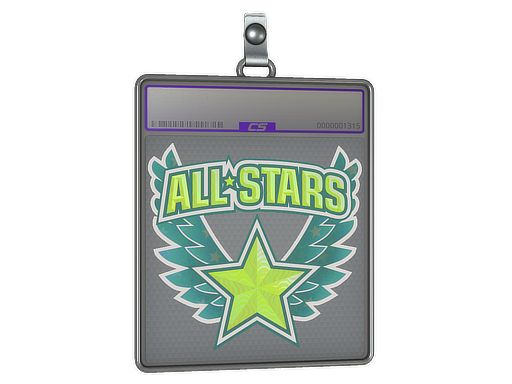 Sticker Slab | All-Stars Orange (Holo)