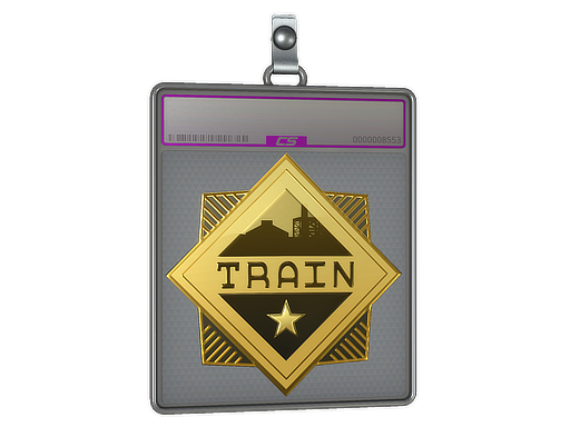Sticker Slab | Train (Gold)