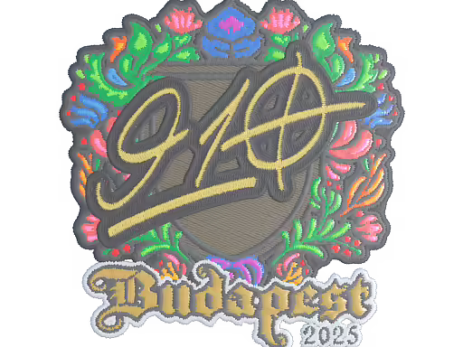 Sticker | 910 (Embroidered) | Budapest 2025