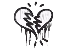 Sealed Graffiti | Broken Heart